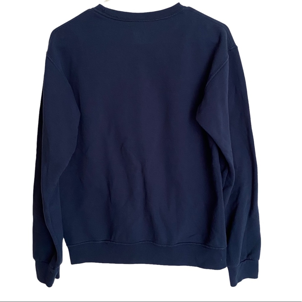 Alethic navy blue crew neck sweater